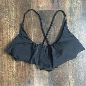 Black bikini top